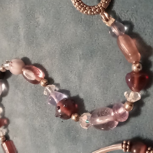 Wrap & toggle brackets 2 brackets toggle sz 7.5 wrap art glass and resin - Picture 11 of 11